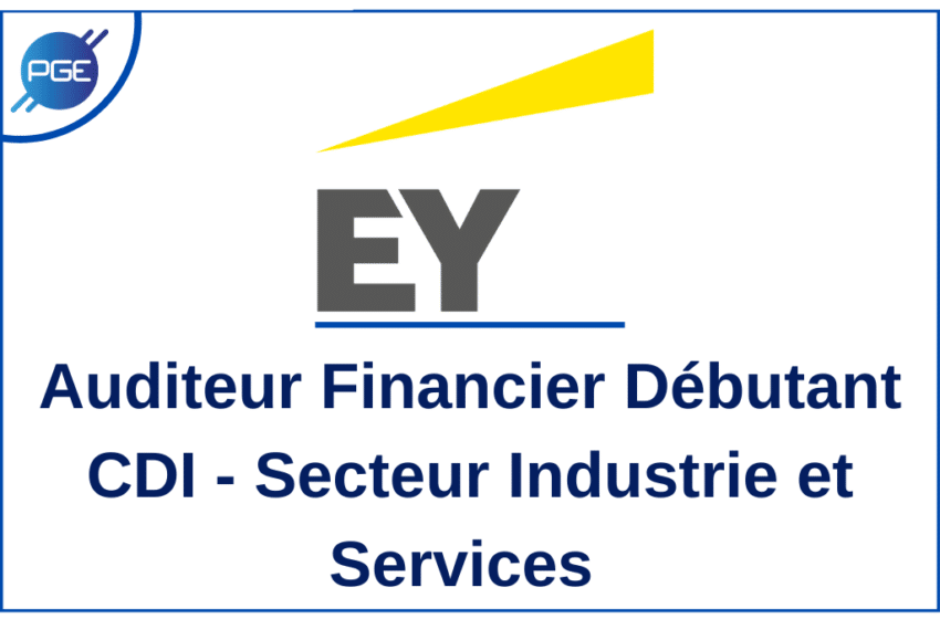 EY : Auditeur Financier Débutant CDI – Industrie/Services