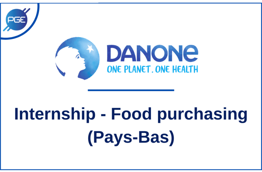 Danone : Internship – Food Purchasing