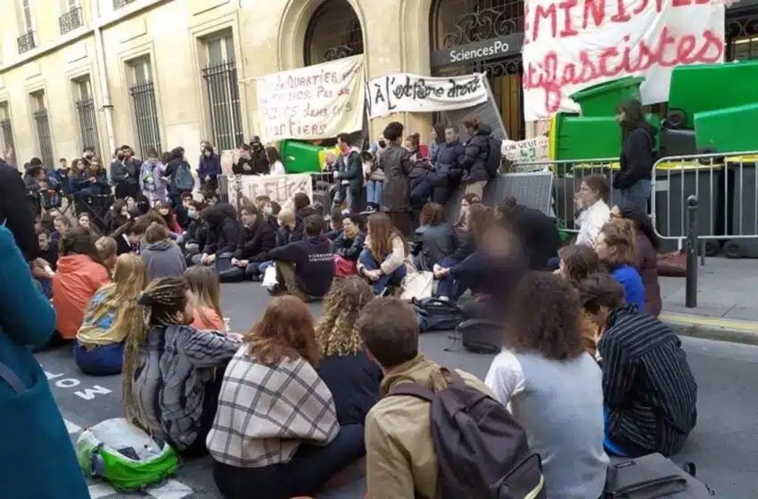 Sciences Po bloqué par des étudiants !