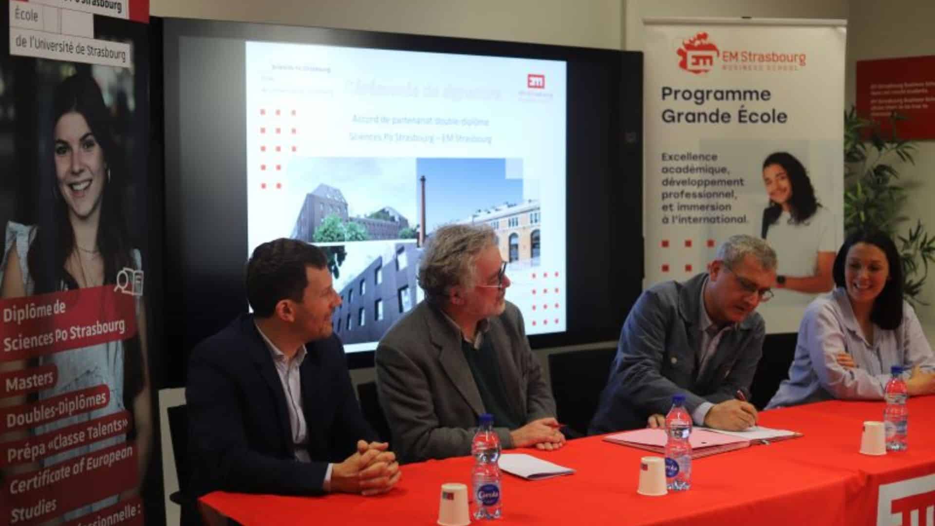 EM Strasbourg et Sciences Po Strasbourg lancent un double diplôme