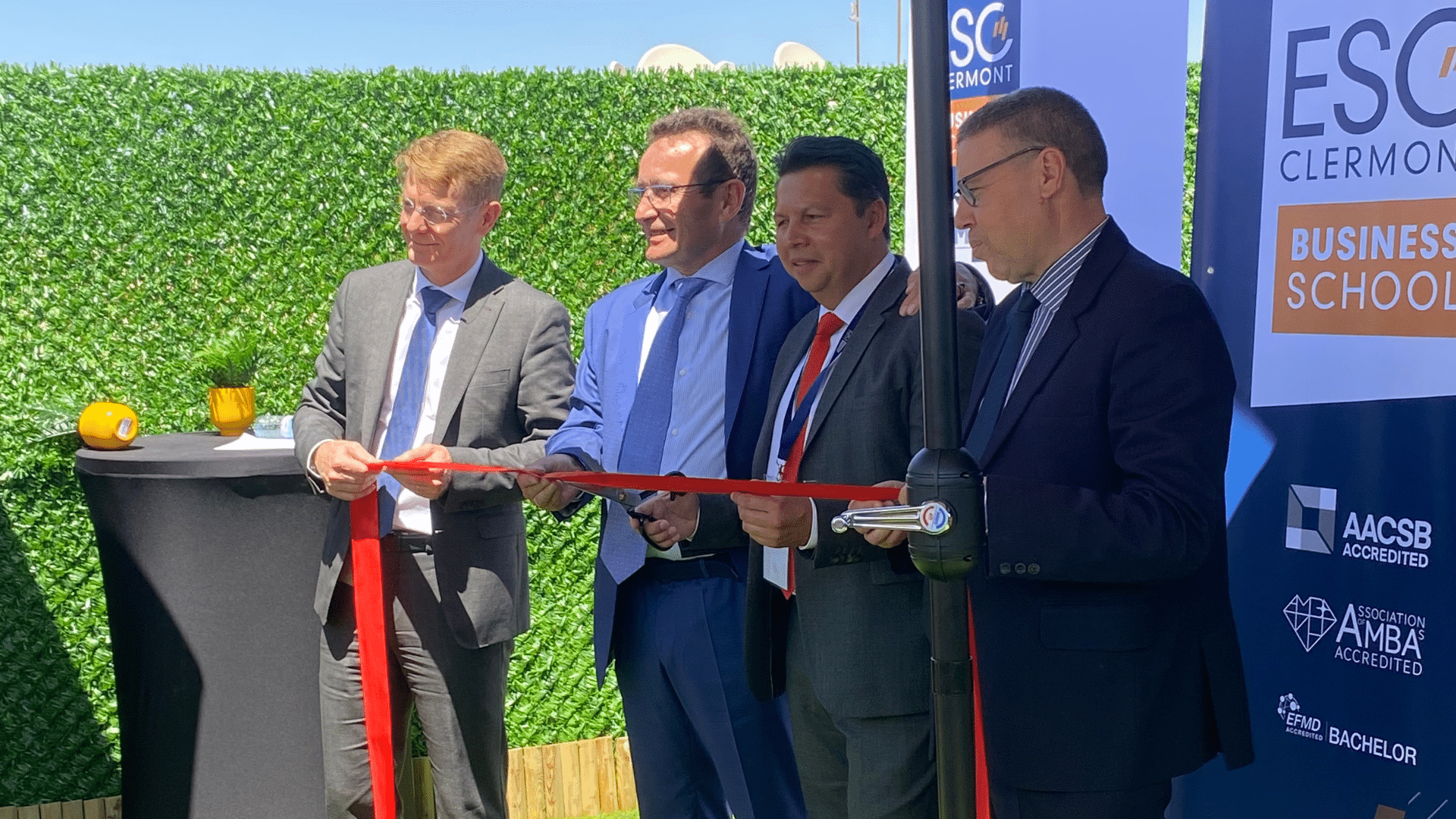 L&rsquo;ESC Clermont inaugure son campus à Marrakech !