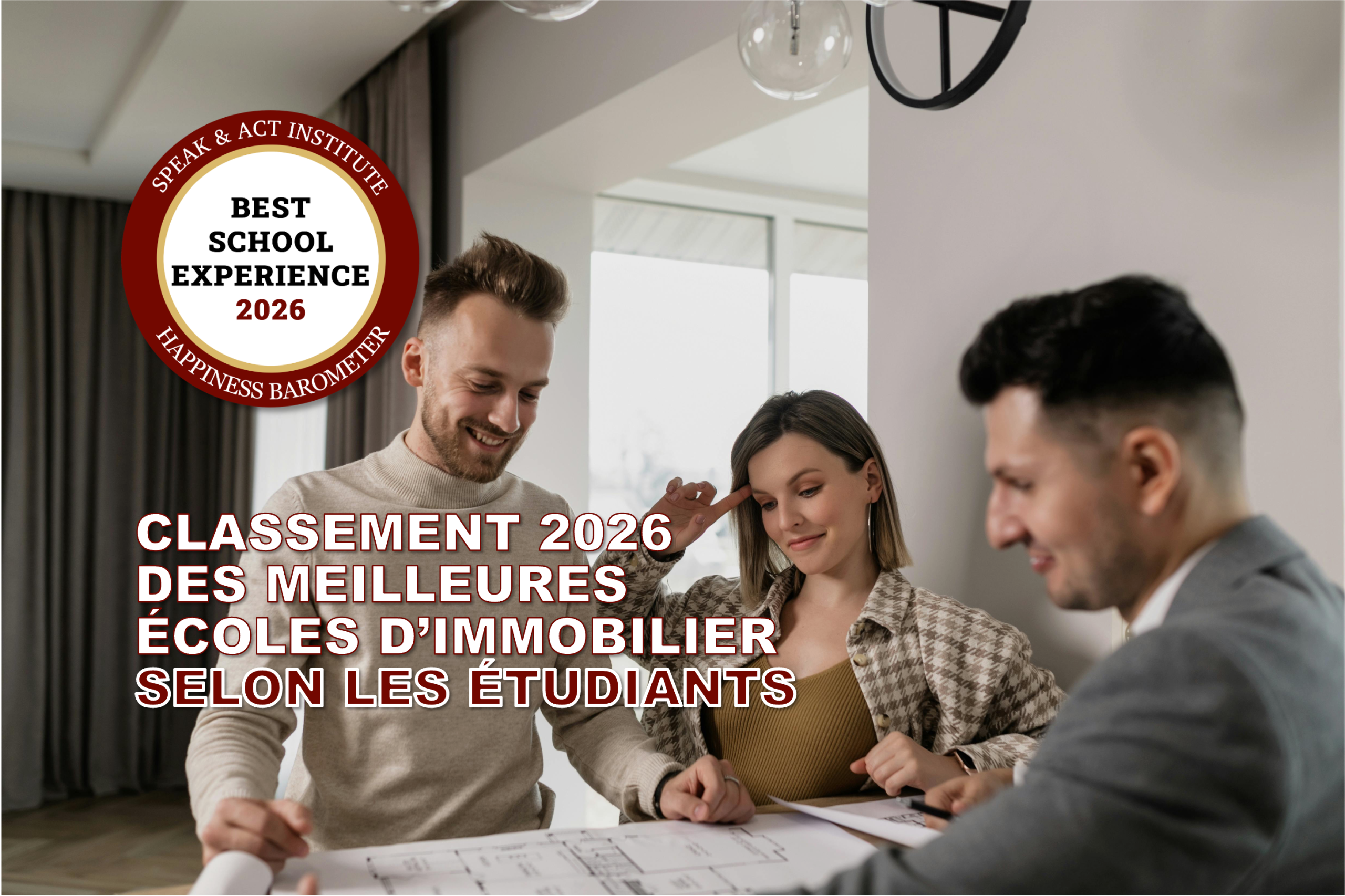  Classement 2026 des meilleures écoles d’immobilier Speak & Act