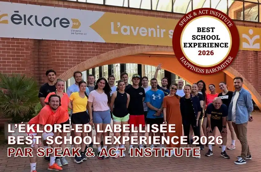 Eklore-ed : 6ème du classement Speak & Act 2026 !