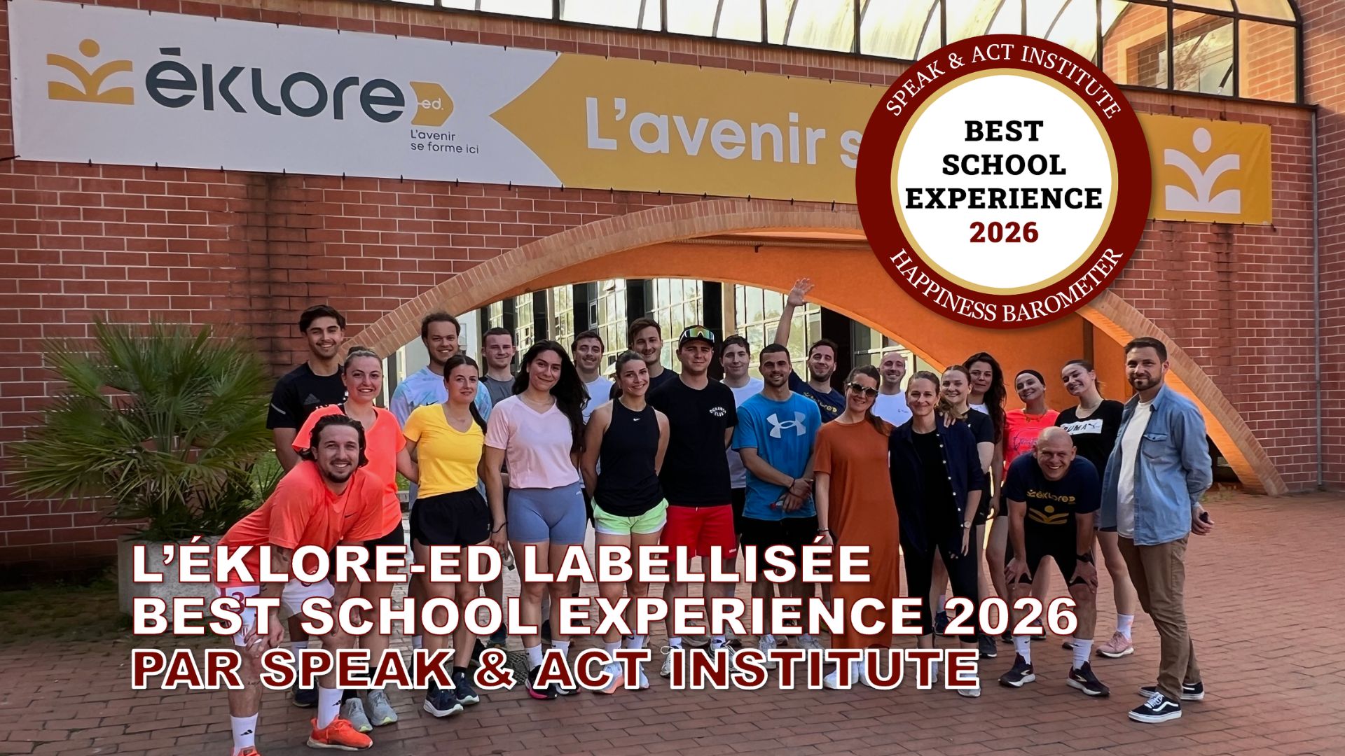 Eklore-ed : 6ème du classement Speak & Act 2026 !