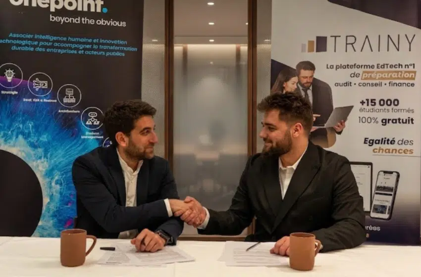 Trainy et onepoint s&rsquo;associent pour former étudiants et jeunes diplômés au conseil en Intelligence Artificielle