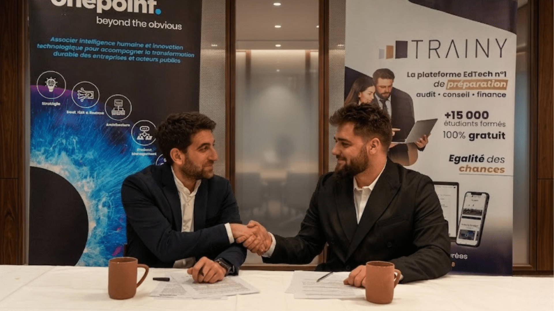 Trainy et onepoint s&rsquo;associent pour former étudiants et jeunes diplômés au conseil en Intelligence Artificielle