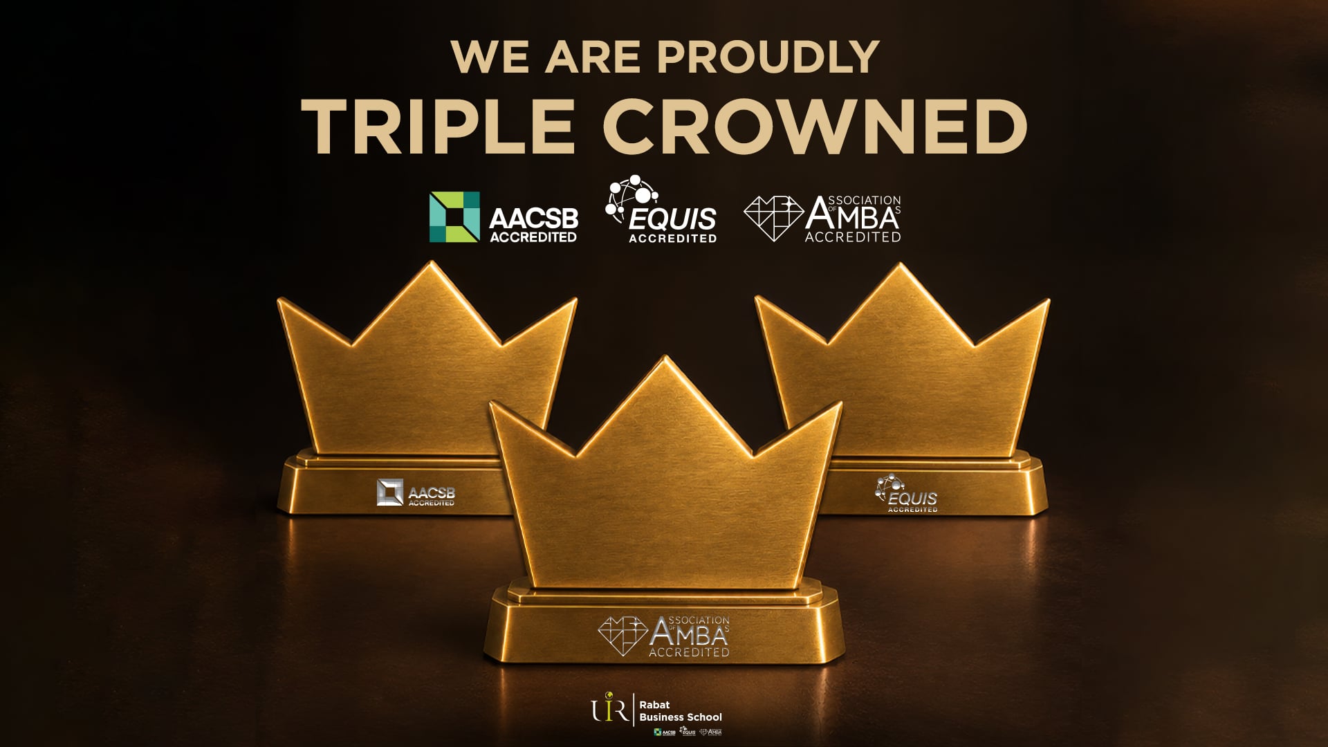 Rabat Business School décroche la Triple Couronne (AACSB, EQUIS, AMBA)