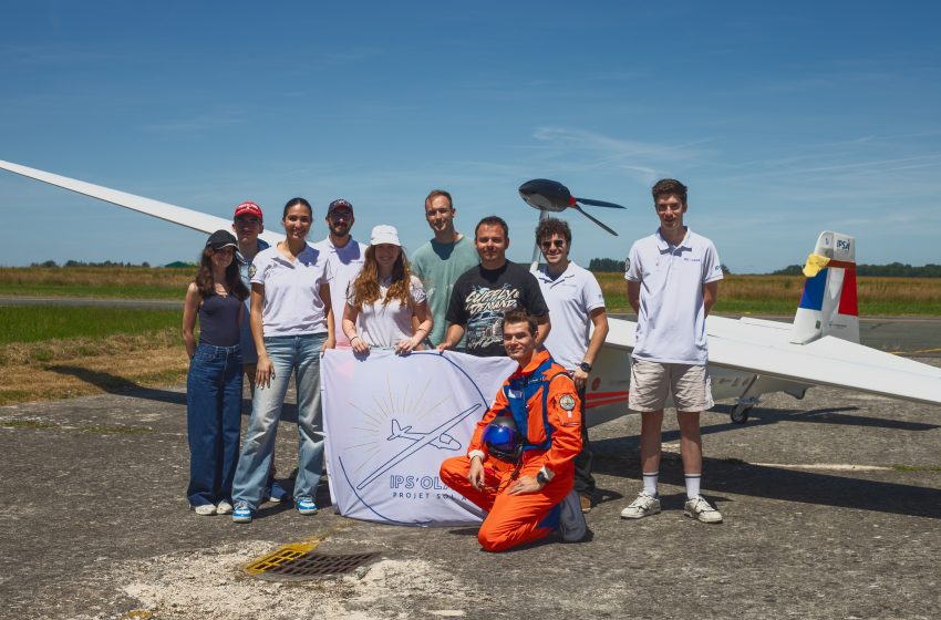  IPS&rsquo;OLAIRE : l&rsquo;association étudiante de l&rsquo;IPSA qui fait voler un planeur électrique et solaire